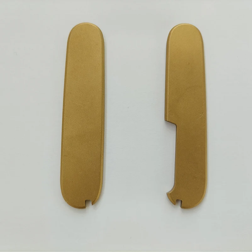 Parches de básculas con mango de latón para cuchillos, 3 tipos, para cuchillos del ejército suizo Victorinox de 91MM con recortes de pinzas para palillos de dientes, Pin de bolígrafo - imagen 2