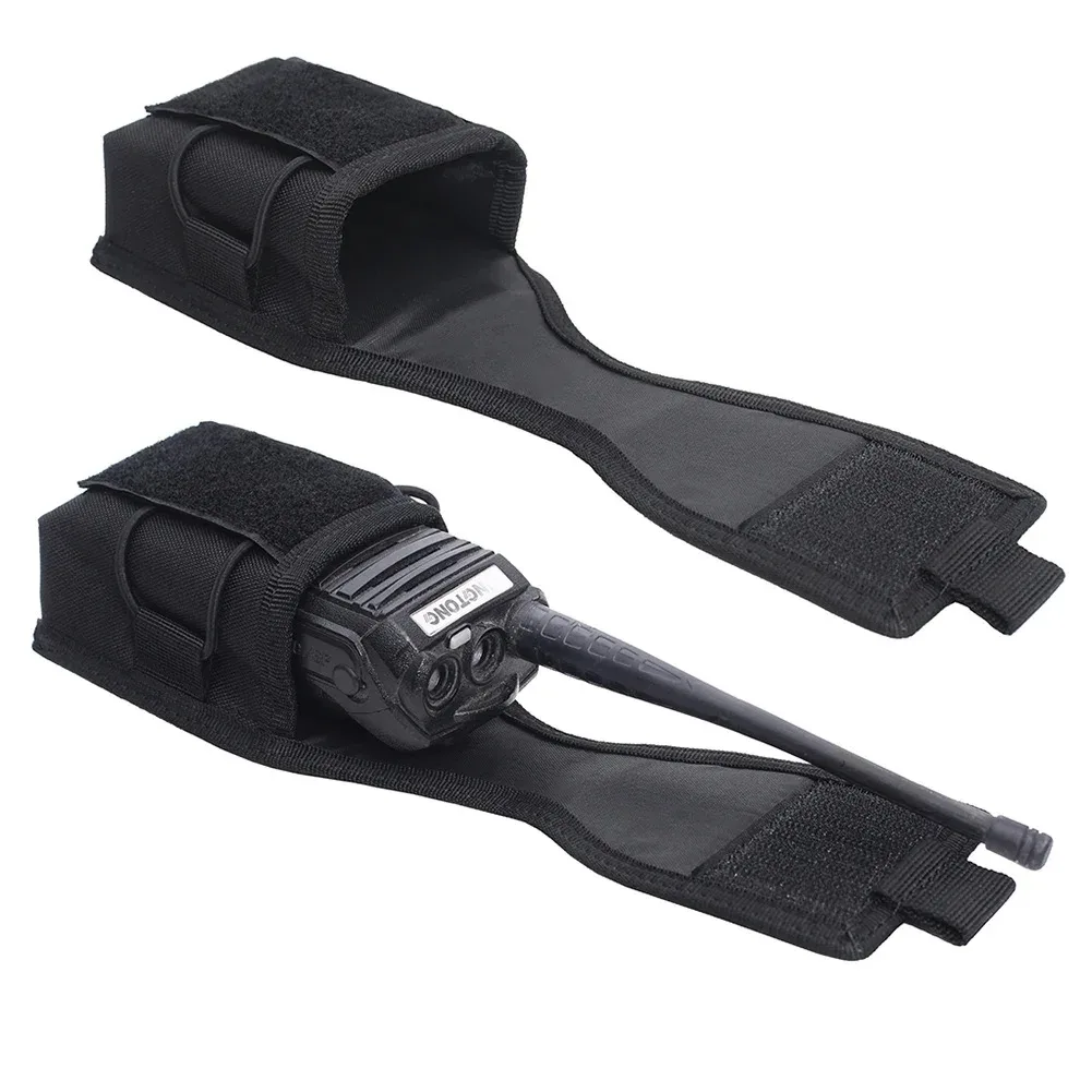 Bolsa de radio MOLLE para walkie talkie y teléfono |   Equipo para deportes al aire libre y acampada |   Riñonera EDC con portarrollos - imagen 5