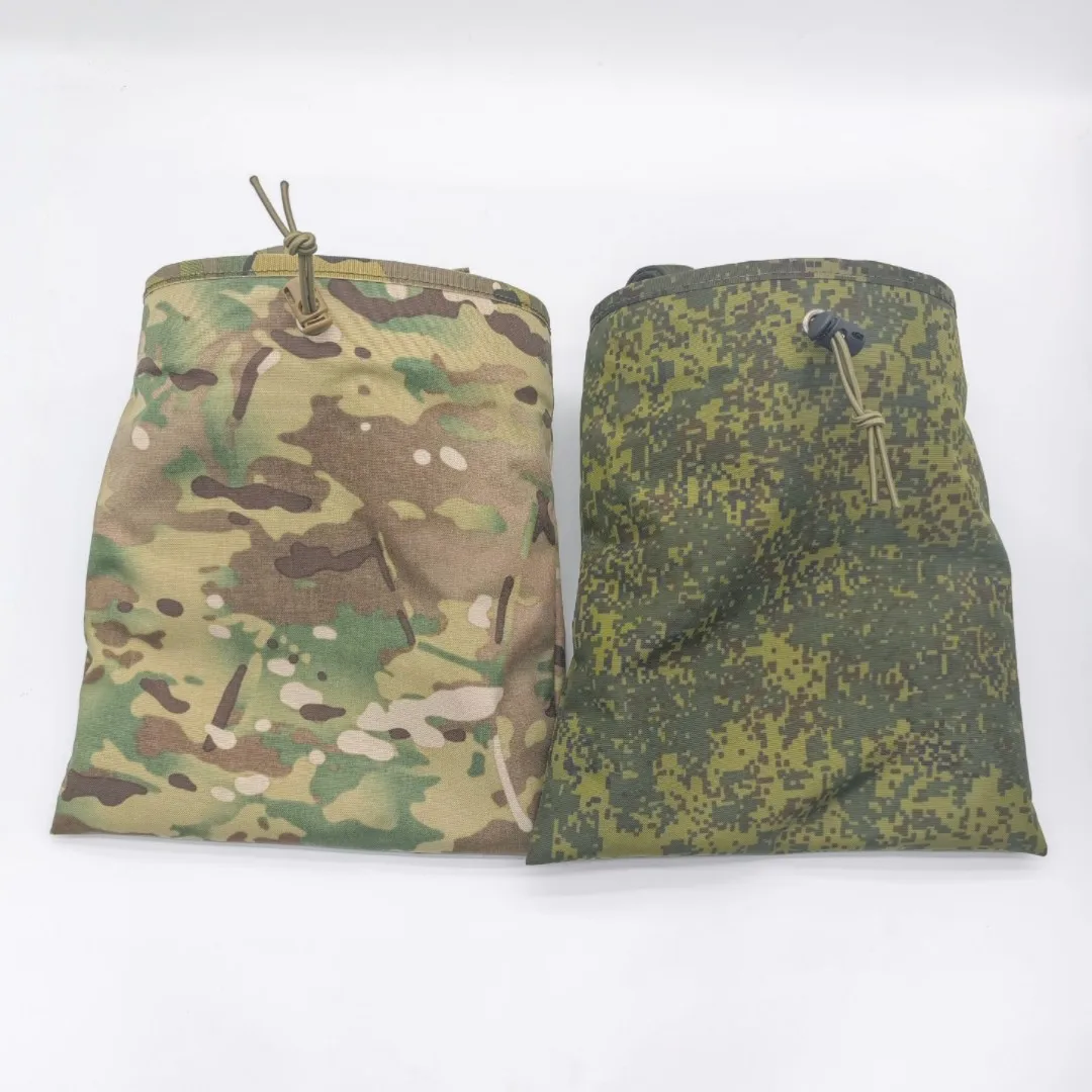 Bolsa táctica plegable Flecktarn MOLLE para accesorios y botellas - imagen 2