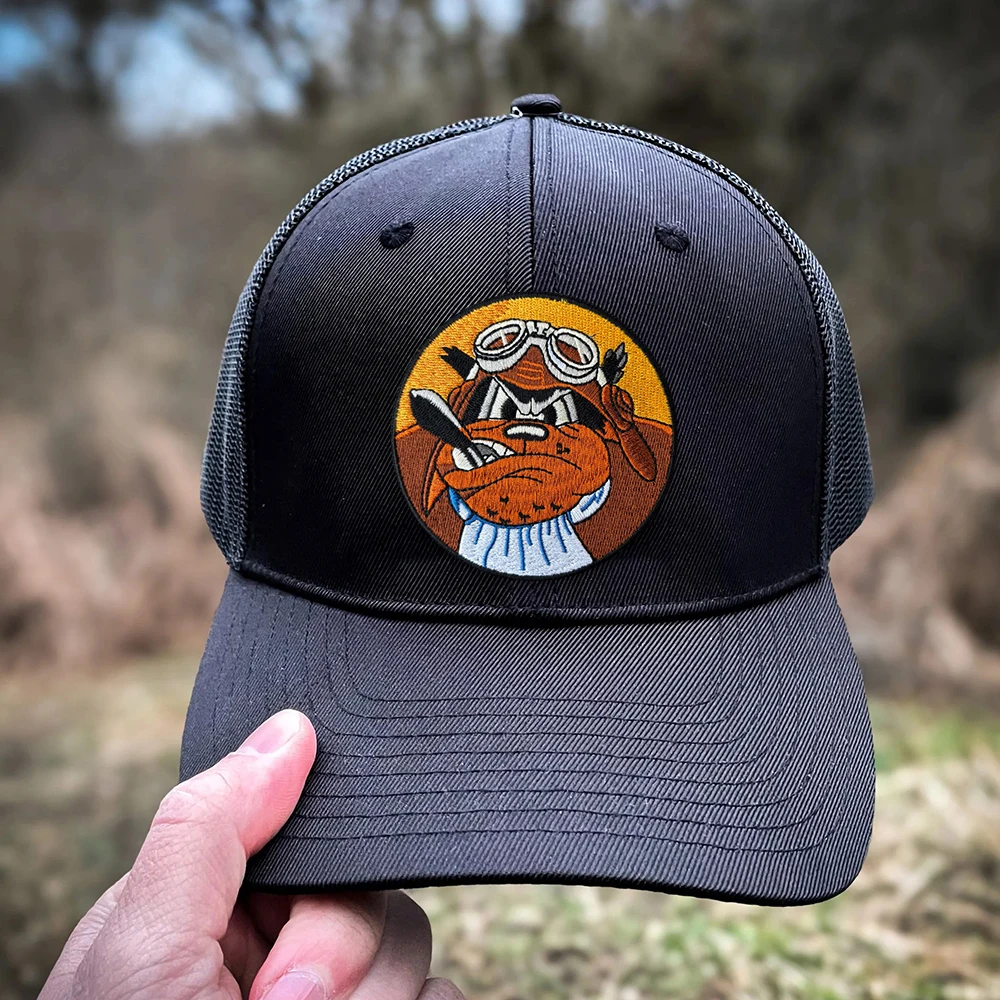 Parches de insignia de moral del escuadrón bombardero, parche bordado con gancho y bucle de piloto del diablo, brazalete militar, pegatinas tácticas para mochila - imagen 3