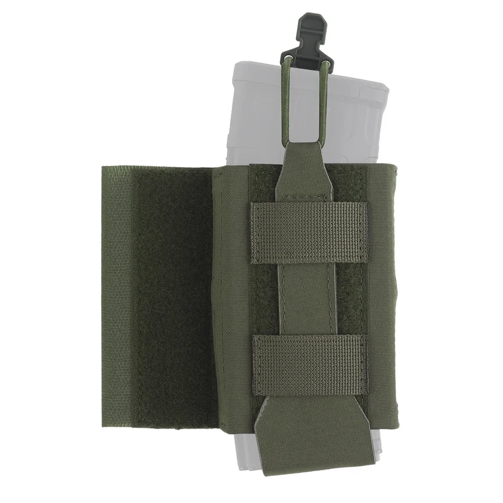 Bolsillo lateral M4 estilo R, intercambiador izquierdo y derecho, dispositivo externo, fácil de usar, bolsa Molle de montaje con pegatina mágica - imagen 2