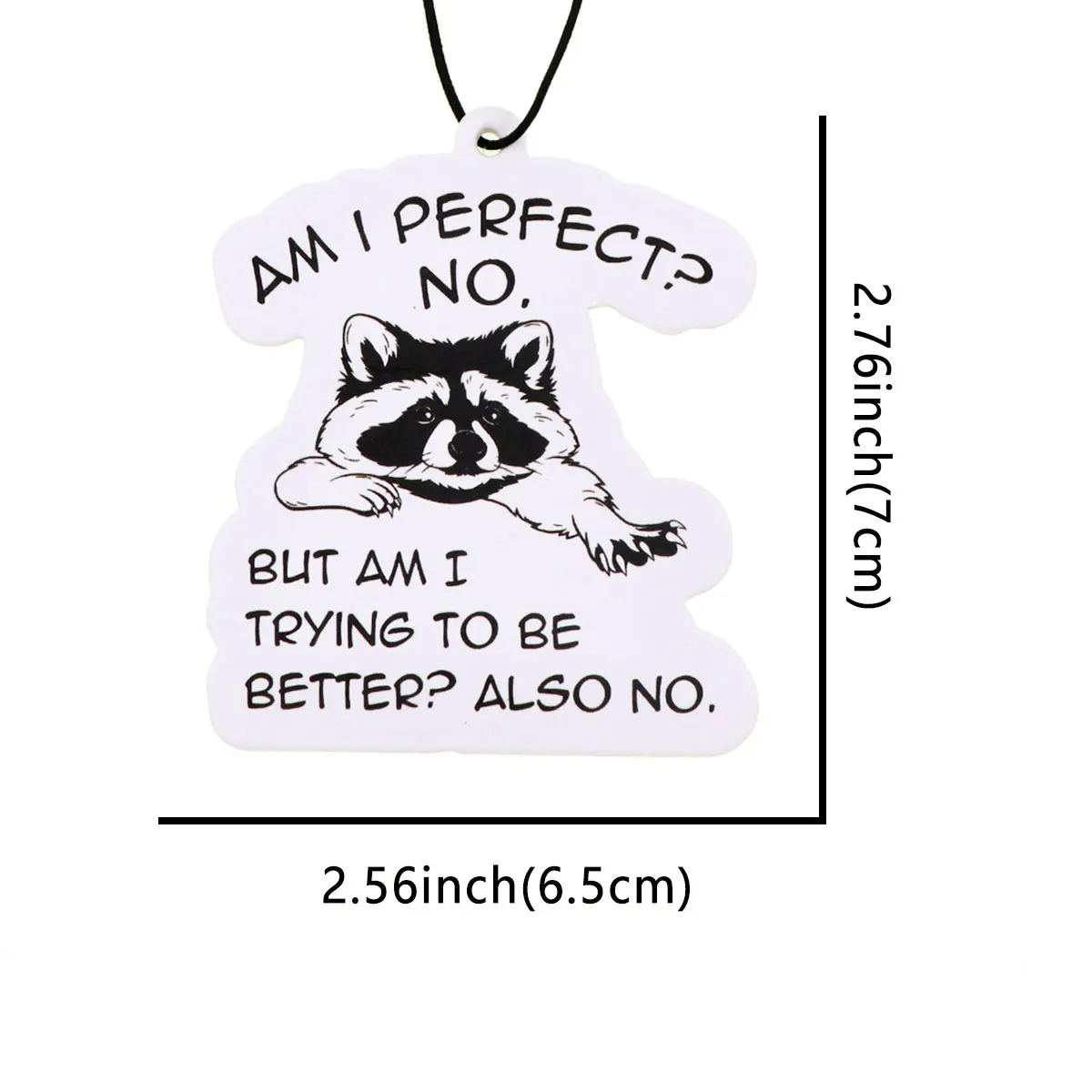 Ambientadores bonitos de mapache para coche, tabletas de aromaterapia para coche, decoraciones colgantes para espejo retrovisor, accesorios para coche, colgantes interiores - imagen 5