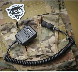 Micrófono táctico para radio con conector de 6 pines AN/PRC 148/152