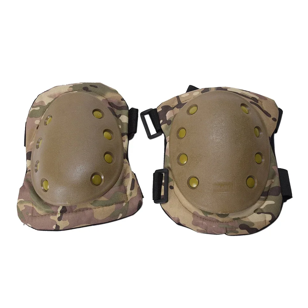 Rodillera táctica coderas CS Protector de ciclismo Airsoft caza Paintball deportes al aire libre rodillera protectora Camo equipo de seguridad - imagen 4
