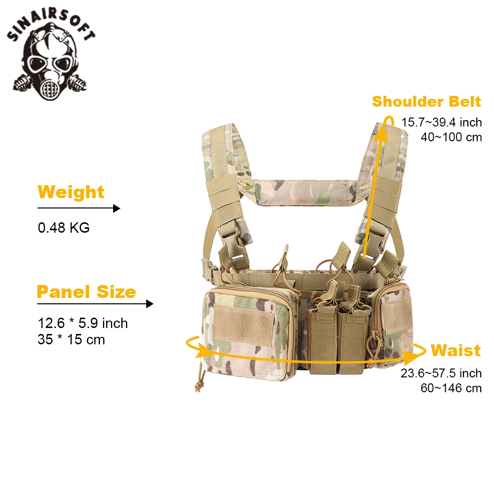 Chaleco versátil - Sistema de organización