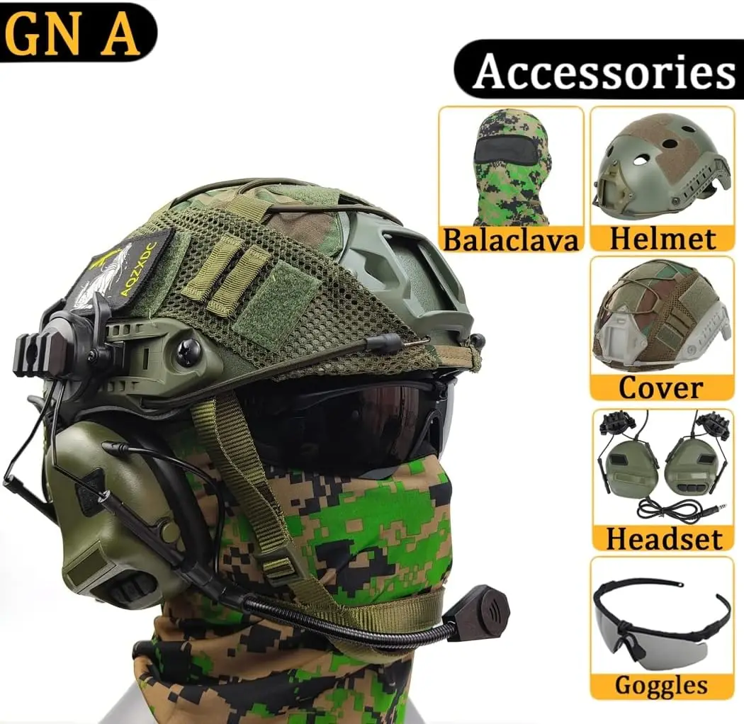 Pasamontañas y accesorios completos para airsoft y paintball
