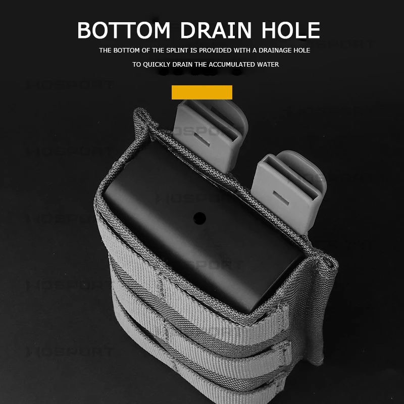 Bolsa táctica 7,62 AK para cargador Molle, accesorio de caza con Clip, correa, cinturón - imagen 5