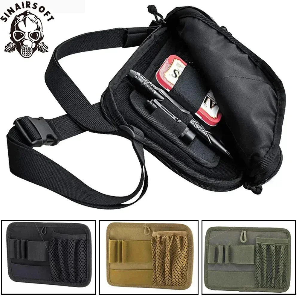 SINAIRSOFT-bolsas de inserción, accesorios modulares, equipo, Panel de bucle de gancho, soporte de separación interior, bolsa, organizador de malla de utilidad - imagen 2