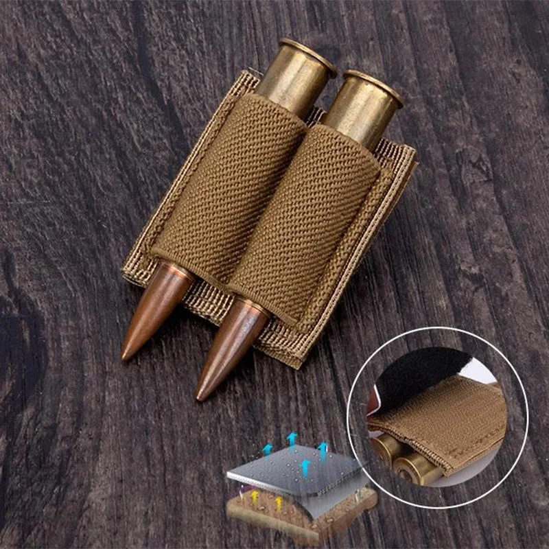 Porta cartuchos táctico rifle y 12GA con parche adhesivo - imagen 3