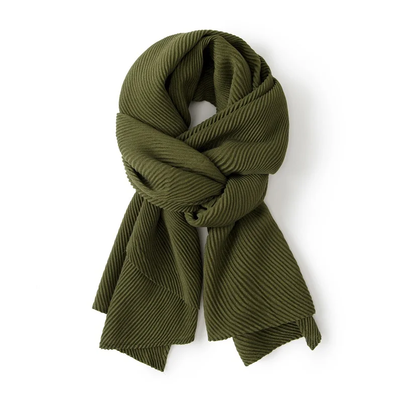Bufanda cálida y sencilla y versátil de invierno para hombre
