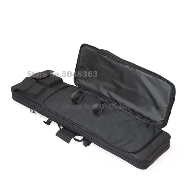 Bolsa de caza de 85cm, 95cm y 120cm, bolsa de transporte cuadrada para Rifle, funda protectora táctica para pistola de doble carabina, mochila con correa para el hombro - imagen 4