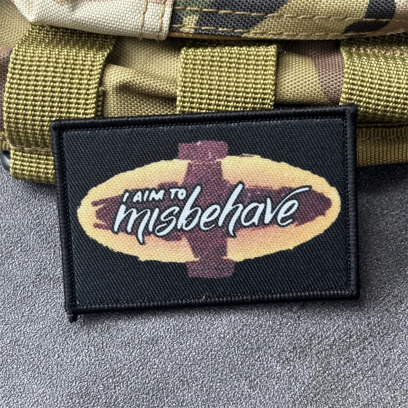 Parche con estampado táctico para ropa, insignias de moral, parches militares con gancho, pegatina para mochila, brazalete - imagen 4