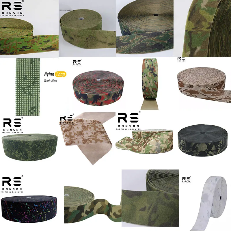 Cinta MOLLE de bucle 10cm x 1m – Camuflaje táctico - imagen 4