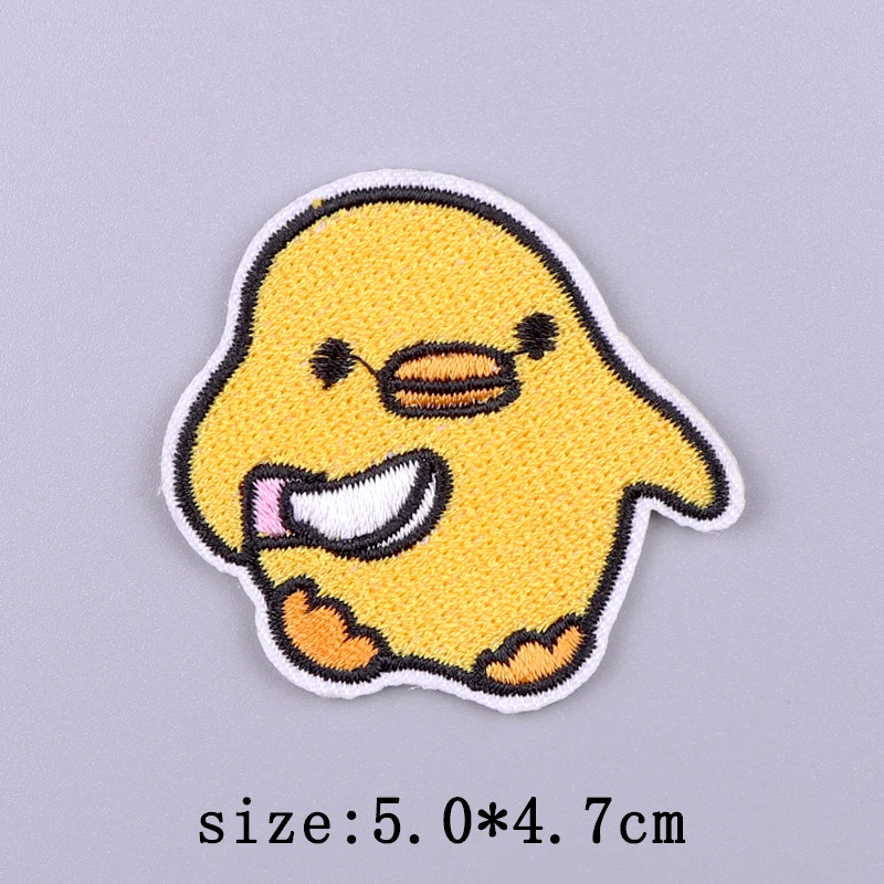 Parche de animales de dibujos animados, parches para planchar en ropa, insignias de perro Corgi, pegatinas de rayas, parches bordados para decoración de apliques de ropa - imagen 4