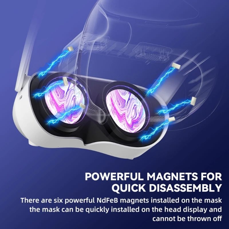 Soportes interfaz a prueba luz, almohadilla circulación para auriculares 4 con/sin marco - imagen 3