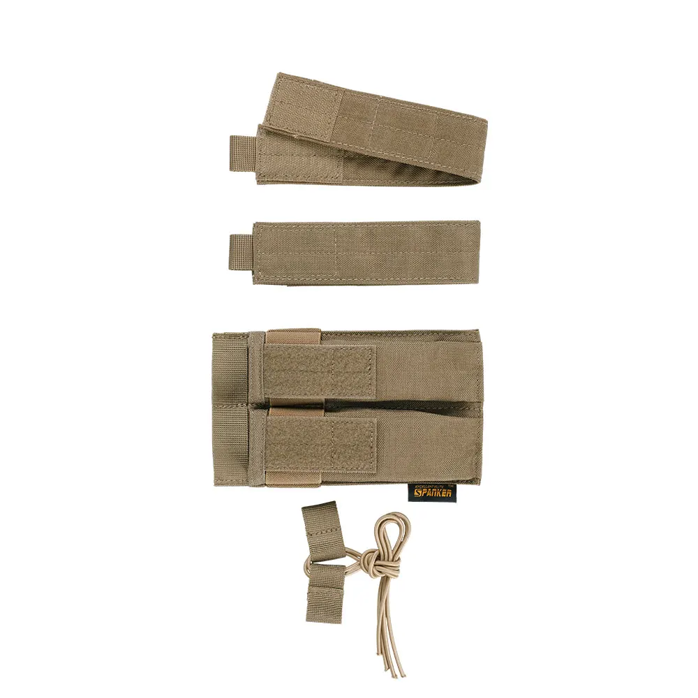 Bolsa táctica para revistas MP5 MP7, bolsa Modular Molle doble Mag para Airsoft, bolsa KRISS con Clip para revistas con tapa abierta - imagen 3