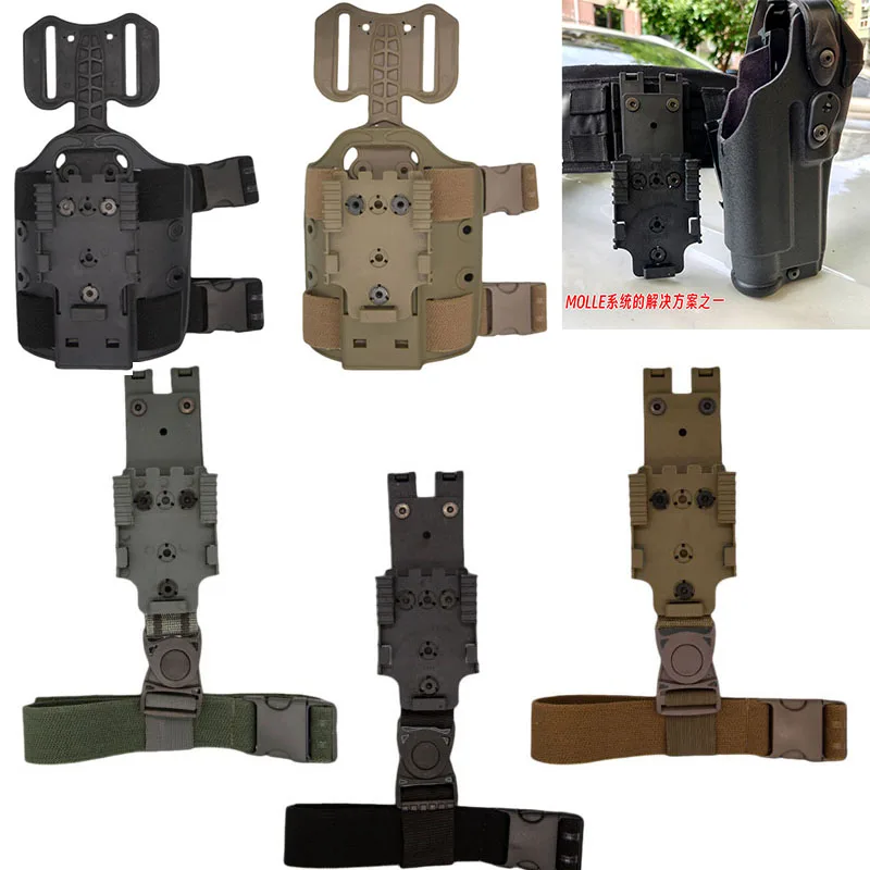 Pierna táctica abrazando pierna Molle cubierta de cintura especial hundimiento cintura pierna módulo de combinación