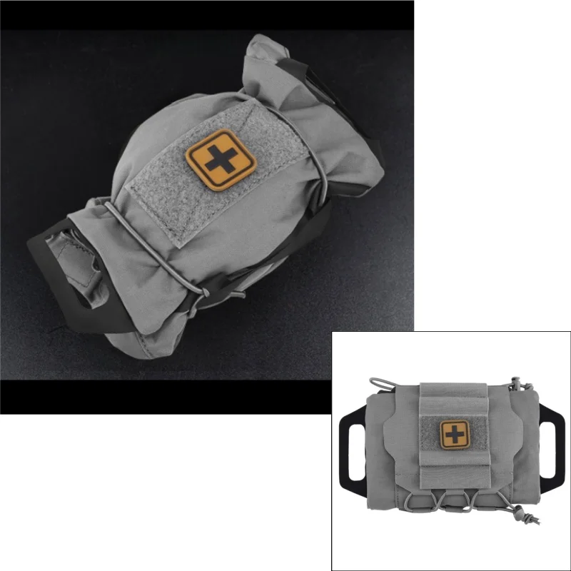 Kit IFAK de despliegue rápido medio |   Bolsa de primeros auxilios de caza compatible con MOLLE |   Bolsa de primeros auxilios para caza y aventura