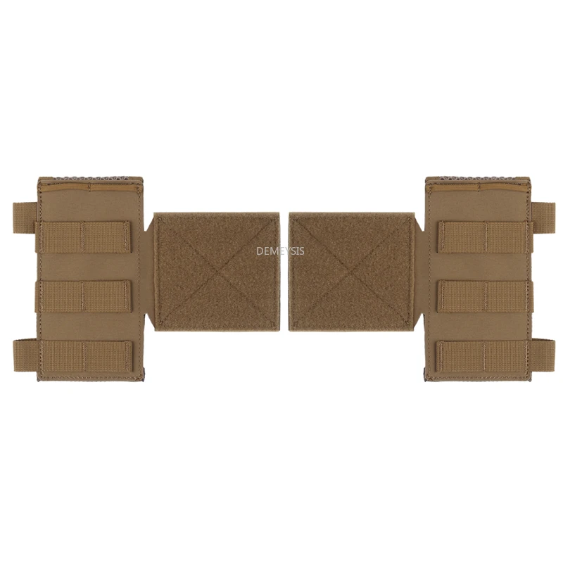 Chalecos de caza, bolsa lateral, soporte para Radios, bolsa para revistas, chaleco CS táctico para exteriores, aparejo de pecho, bolsas laterales de Panel expansor, 2 uds. - imagen 2