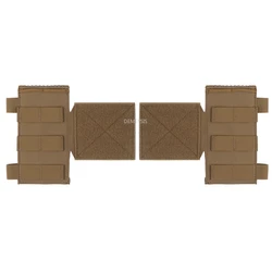 Chaleco tactico CS exterior con panel expansor MOLLE y bolsillos