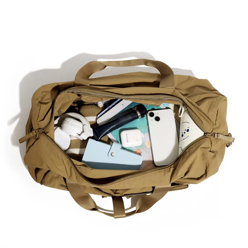 Bolsa plegable para gimnasio y Fitness, gran capacidad, viaje de negocios, embarque, Camping, bolsos de hombro tipo bandolera, bolso de ocio al aire libre - imagen 4