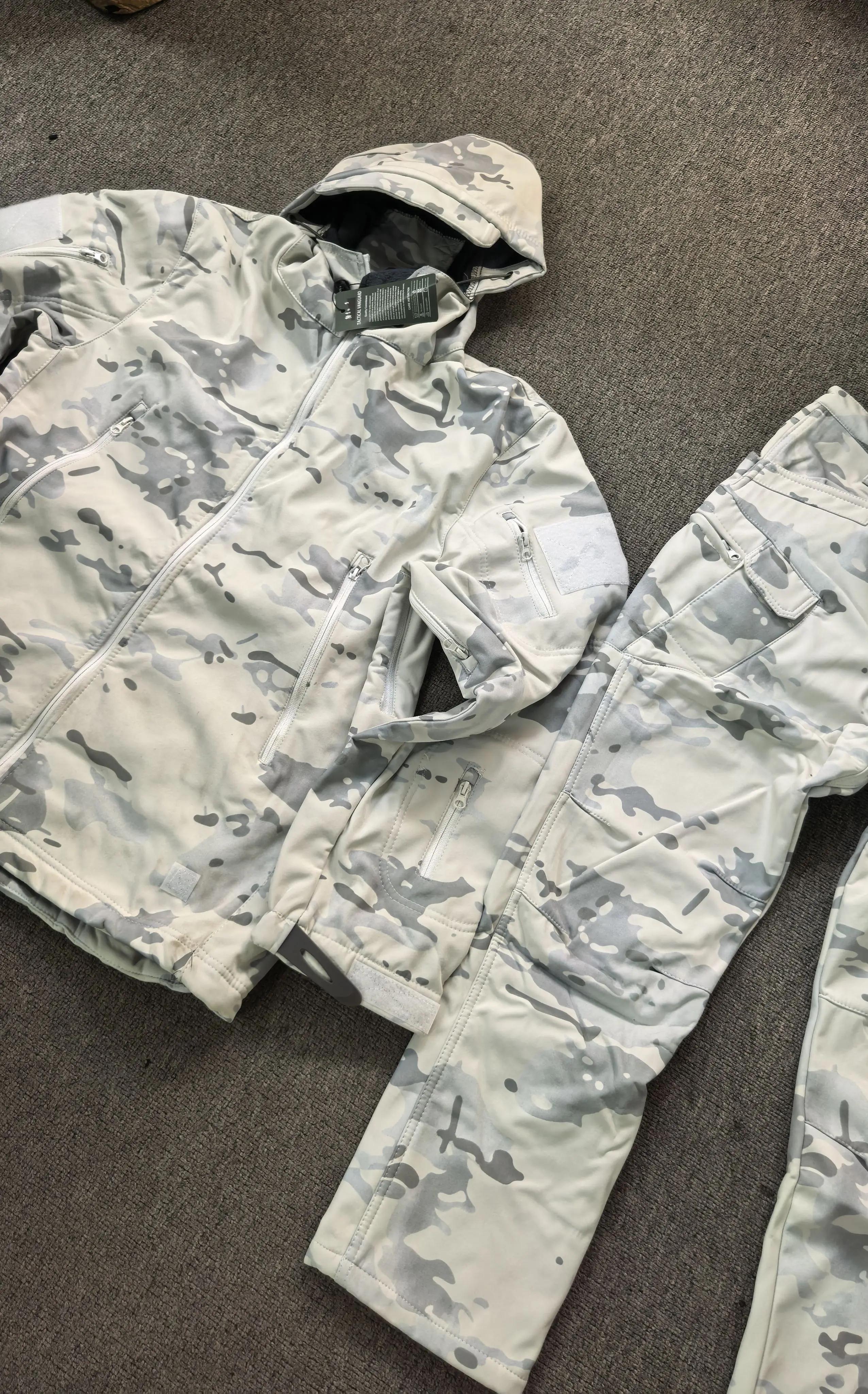 Traje Stormtrooper táctico de felpa con cremallera en axilas - imagen 5