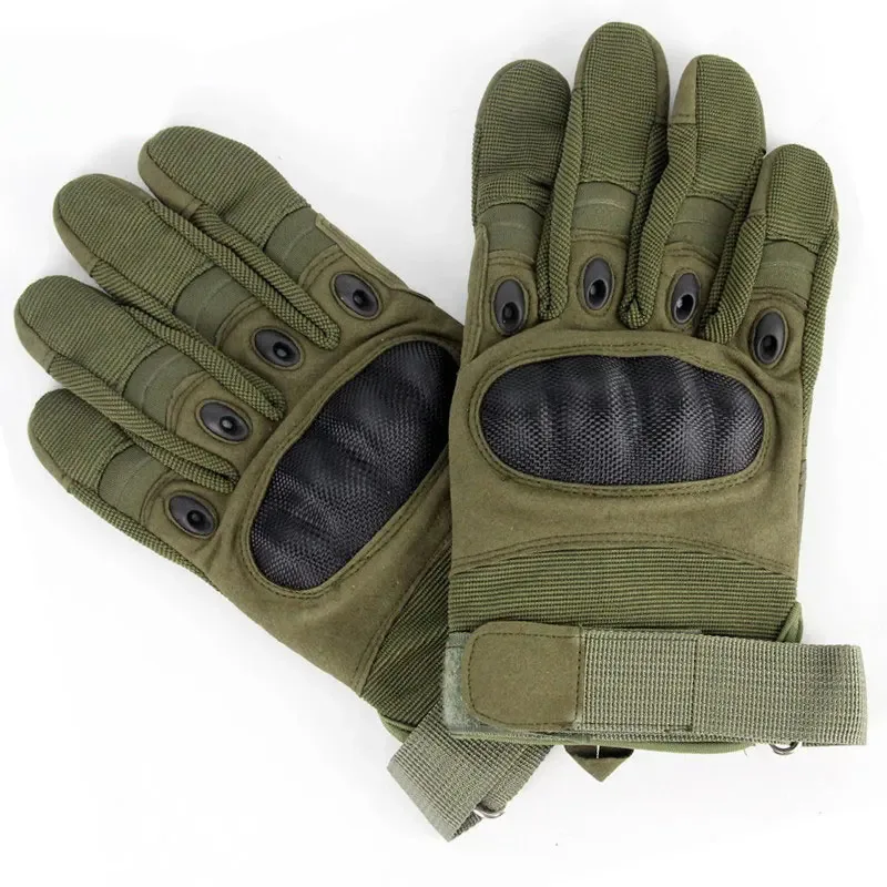 Guantes tácticos rusos de fibra de carbono suaves, guantes con pantalla táctil de dedo completo, accesorio