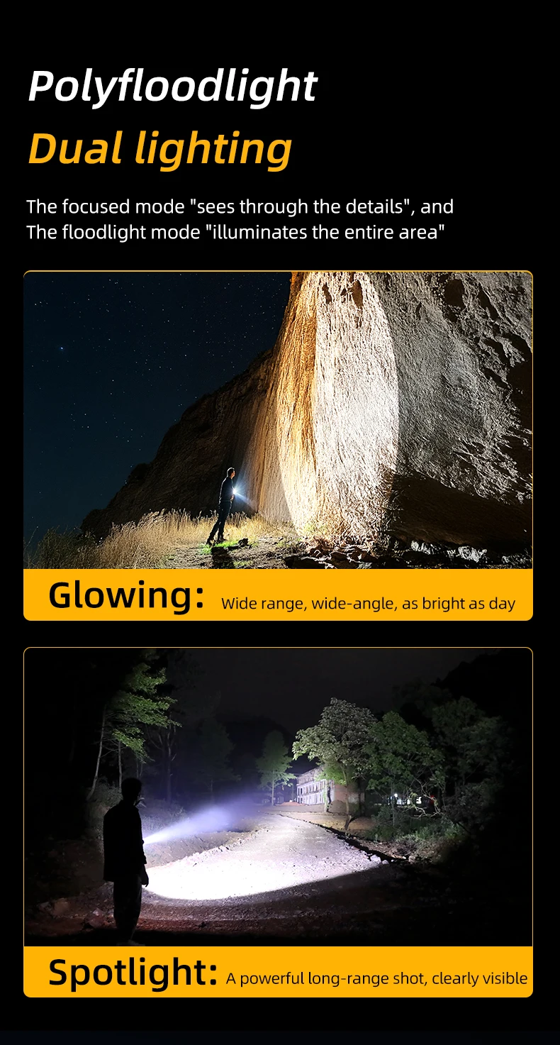 Luz lateral COB de la linterna magnética Alonefire X42
