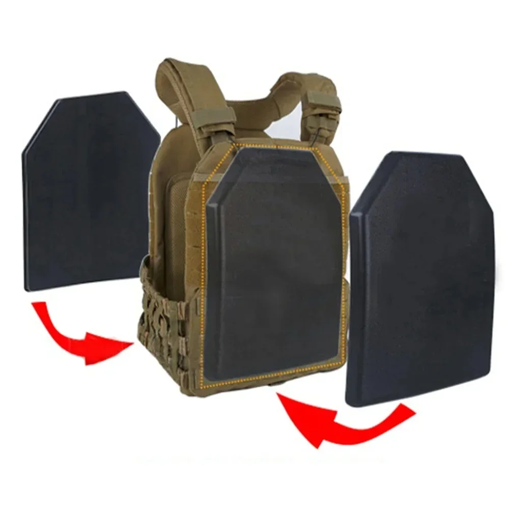 Chaleco Airsoft con placas EVA, chalecos tácticos portadores de cuerpo, placa de choque SAPI para caza al aire libre, Paintball, aparejo de pecho protector, 2 uds. - imagen 3