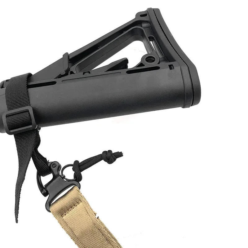 Correa táctica para culata con hebilla P90/M4 y anilla ajustable - imagen 3