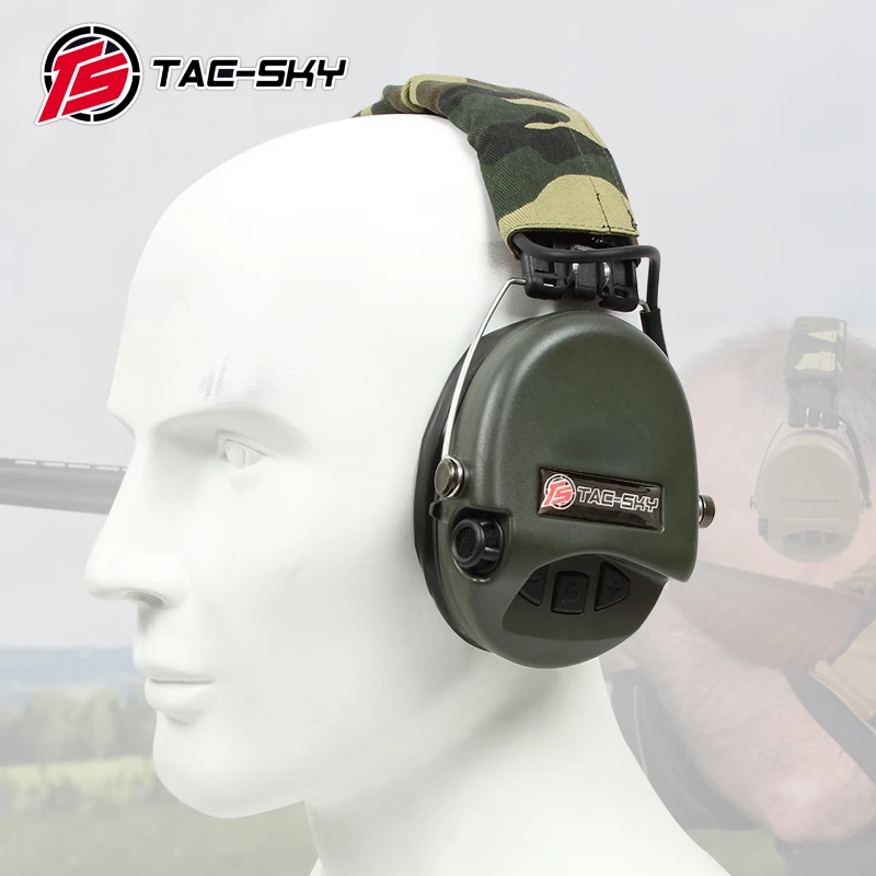 TAC-SKY SORDIN IPSC auriculares electrónicos tácticos para disparar orejeras protectoras reducción de ruido al aire libre auriculares de protección auditiva - imagen 3