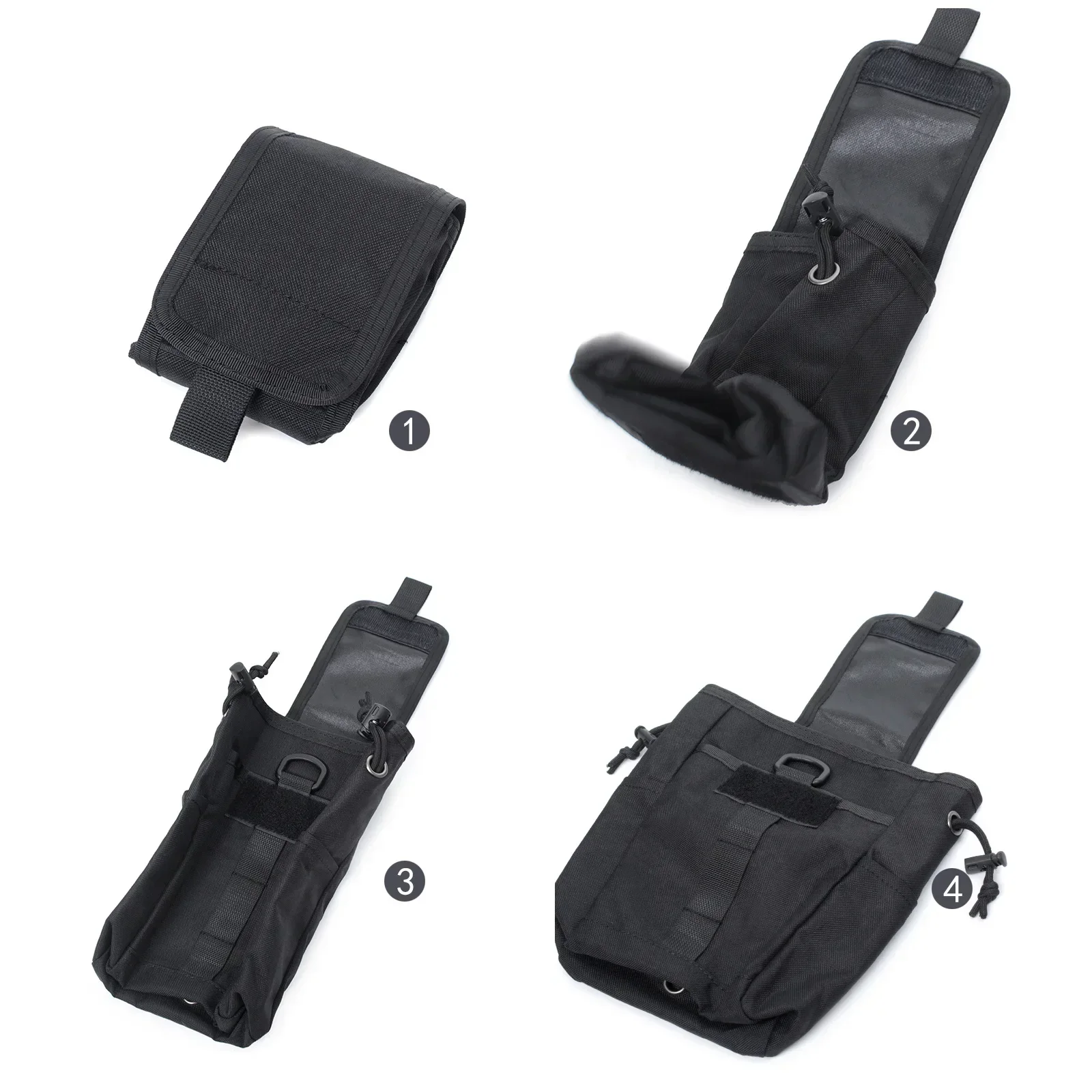 Bolsa táctica de reciclaje Molle, bolsa de cuerda para revistas, bolsas de reciclaje, equipo de caza, bolsas plegables, accesorios - imagen 4