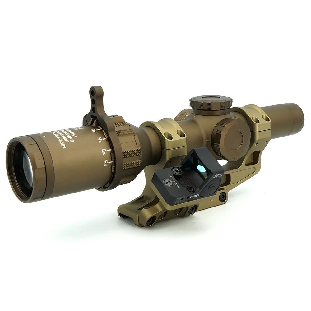 Soporte de alcance táctico rápido LPVO, tubo de 30mm con placa de montaje Offset para Vista de punto rojo, novedad de 2024 - imagen 4