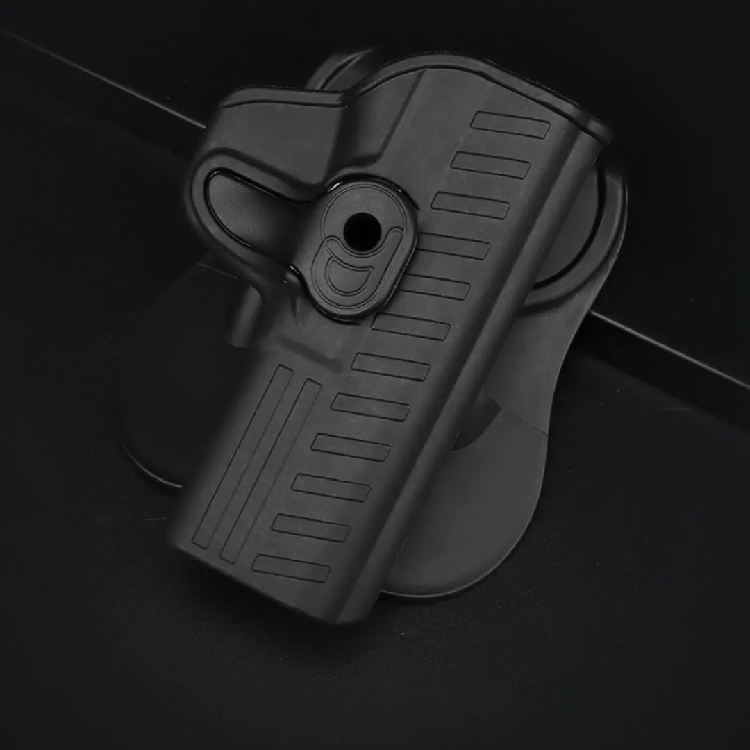 Funda táctica para pistola Airsoft, funda de pistola para S & W M & P de 9mm, cinturón para diestros, con ángulo de transporte ajustable, accesorio de caza - imagen 2