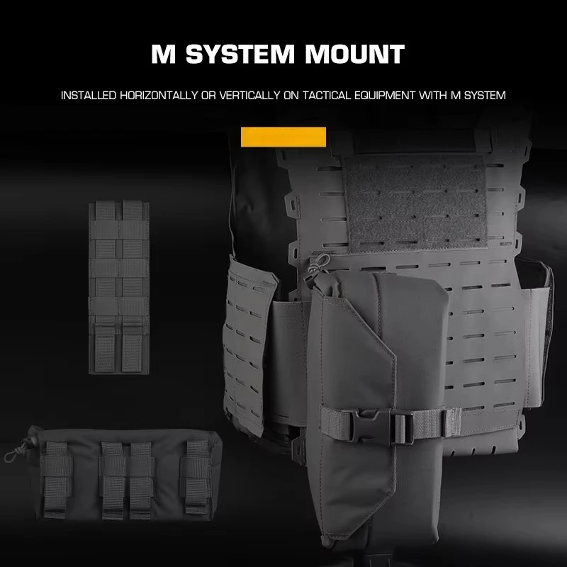 Bolsa táctica de GPNVG-18 bolsa de protección Airsoft Molle suelo panorámico gafas de visión nocturna almacenamiento Estuche de transporte bolsillo a prueba de golpes - imagen 5