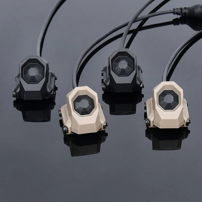 WADSN-botón táctico AXON SL, interruptor de presión compatible con M300, M600, linterna, PEQ, DBAL, láser, accesorios de caza, Airsoft Scout - imagen 2