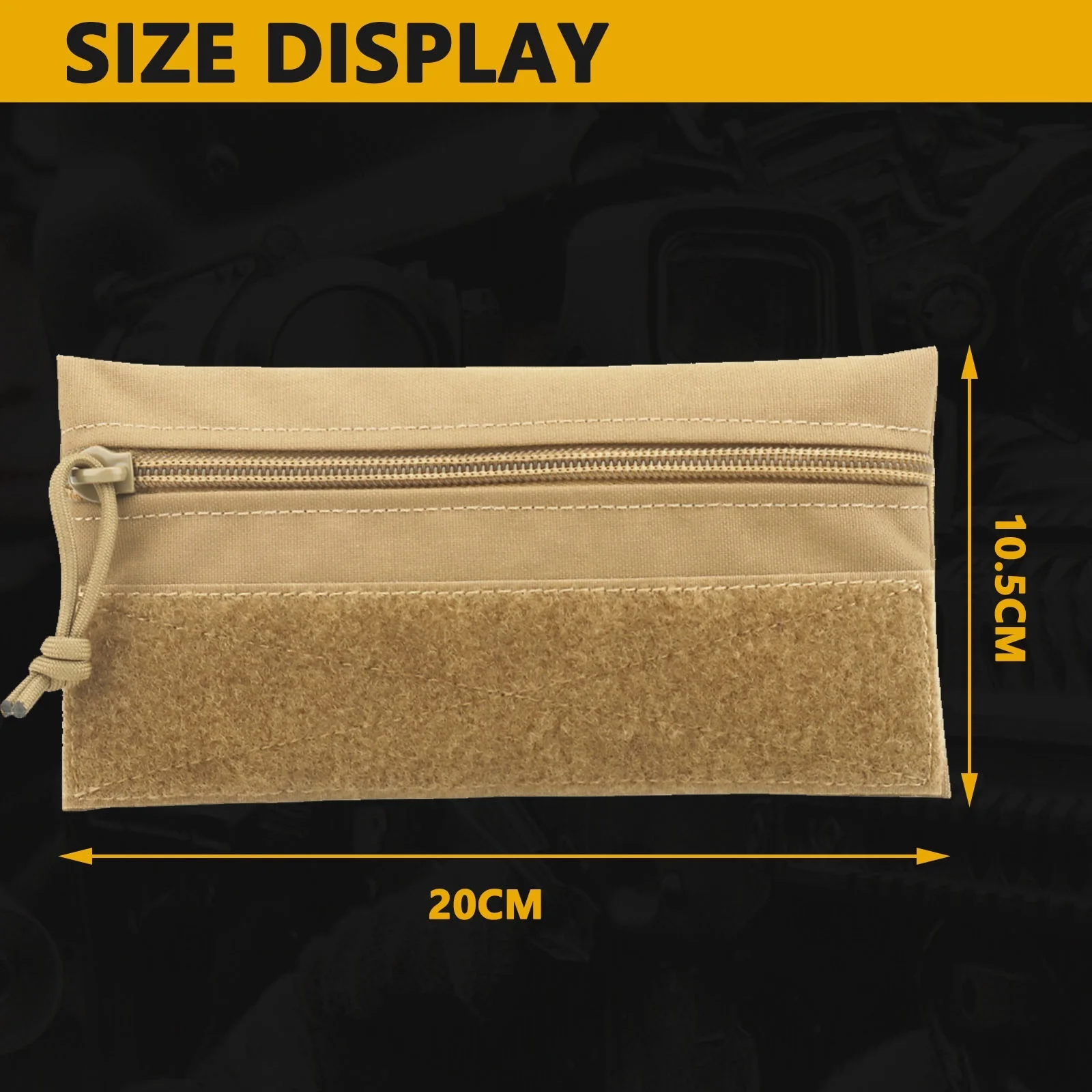 Bolsa táctica Micro Candy, bolsa larga de almacenamiento portátil, chaleco de caza, aparejo de pecho, accesorios de camuflaje de nailon para Airsoft, para senderismo - imagen 5