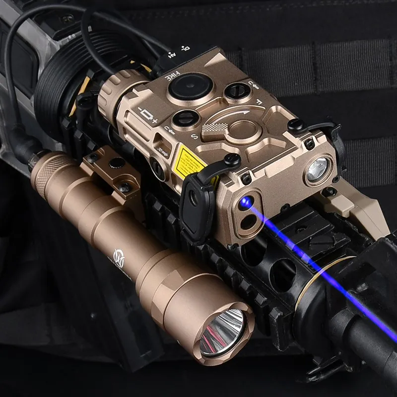 WADSN-indicador láser táctico OGL de Metal, punto rojo, verde y azul, IR, Airsoft M600U, linterna exploradora, interruptor de presión de doble función - imagen 5