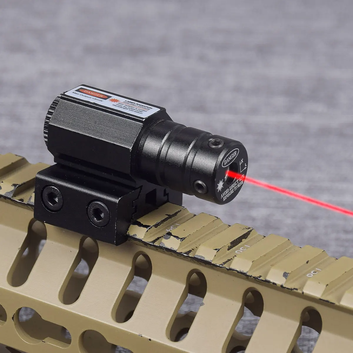 Puntero láser táctico de punto rojo, visor de 11mm y 20mm, montaje de riel Picatinny ajustable, Rifle, pistola Glock 17, armas de Airsoft - imagen 3