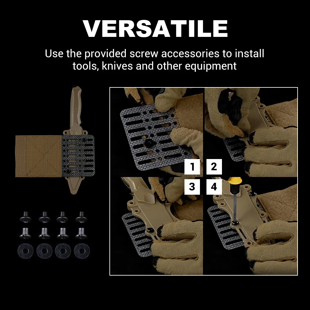 Expansor Molle, extensión de aparejo de pecho, faja, portador de placa, alas laterales, aparejo de pecho, extensor de ala, accesorios de chaleco táctico - imagen 5