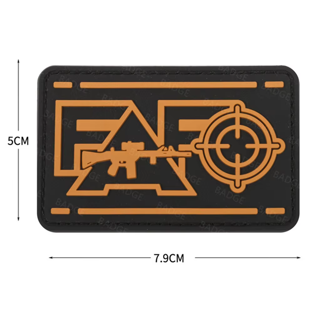 FAFO Parche táctico luminoso de PVC con gancho para chaleco - imagen 5