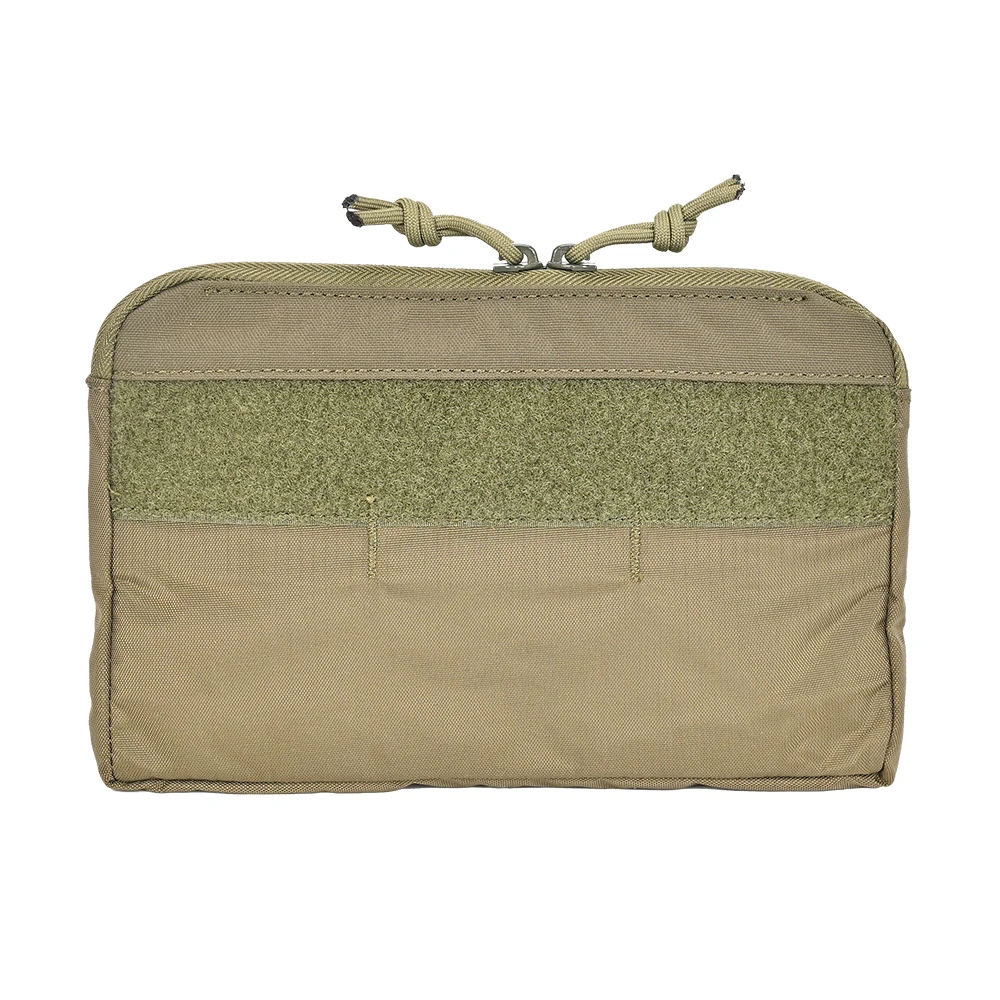 Bolsa táctica delgada pequeña de medio bolsillo con inserto de canguro, bolsa con cremallera, almacenamiento de engranajes para deportes al aire libre, accesorios de caza con solapa frontal doble - imagen 3