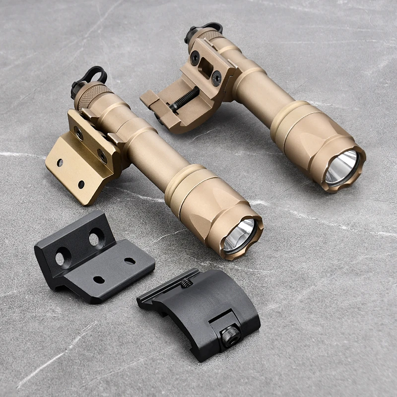 Base de montaje para linterna táctica de Metal M300 M600, lámpara de luz de explorador M340 M640, pieza de 20mm, accesorios de caza Airsoft - imagen 5