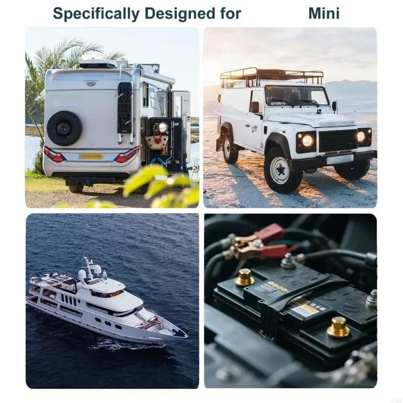 Cable alimentación extensión impermeable 18AWG Cable cableado portafusibles automotriz K1KF - imagen 4