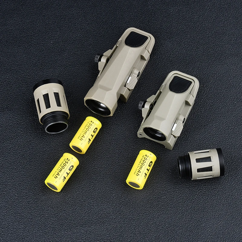 WADSN Tactica WML-X GEN2 APL-C arma linterna luz estroboscópica blanca ajuste 20mm Picatinny Rail caza Airsoft casco Scout Light - imagen 5