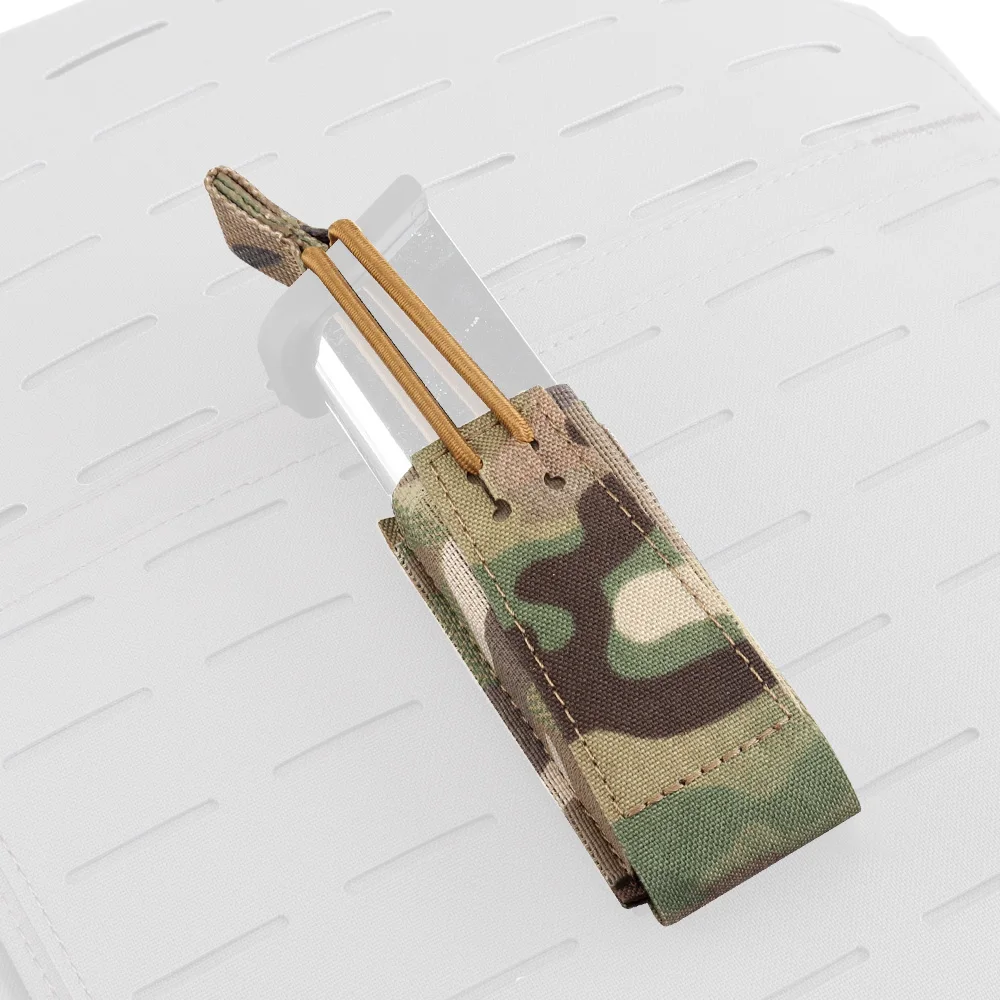 Bolsa Mag para pistola doble individual Attacker, 9mm.40S & W, funda para revista de pistola, Molle, mango de cordón elástico de extracción rápida, portador Mag - imagen 4