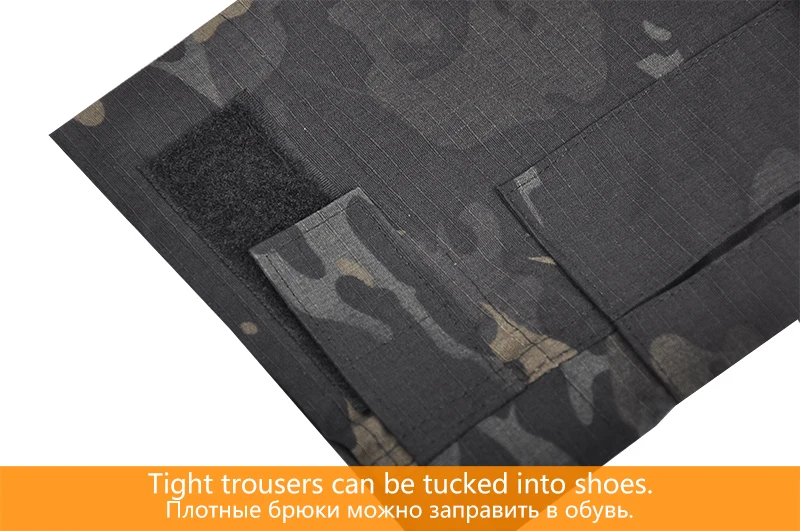 Camiseta táctica de verano para hombre, camisa de manga corta, traje de rana de camuflaje negro, camisa de combate, ropa de entrenamiento de caza - imagen 5