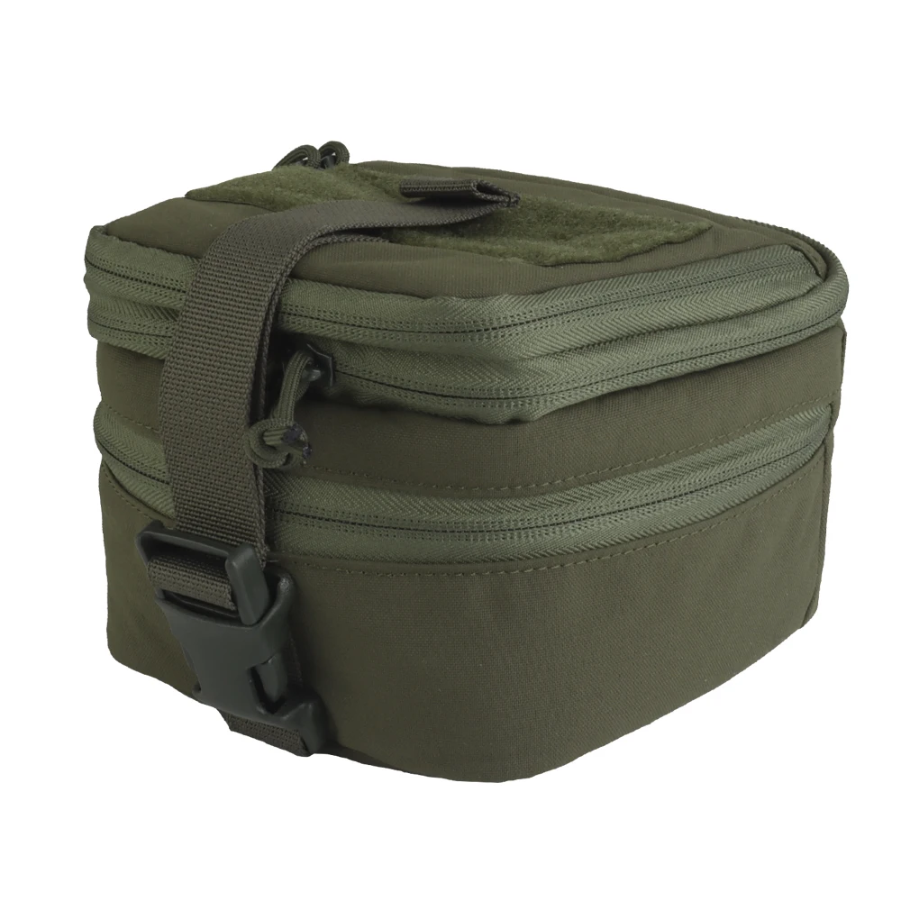 Bolsa táctica Molle Binocular NVG, caja de almacenamiento de gafas de visión nocturna de doble capa, bolsa Edc a prueba de golpes, accesorios de caza - imagen 2