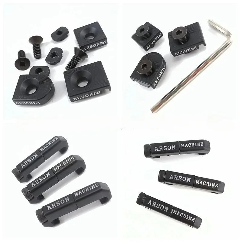 Sistema de guía de Cable de Clip para interruptor de piezas, riel Picatinny para M300, M600, PEQ, gestión de cables de luz de arma, 3 M-LOK - imagen 3