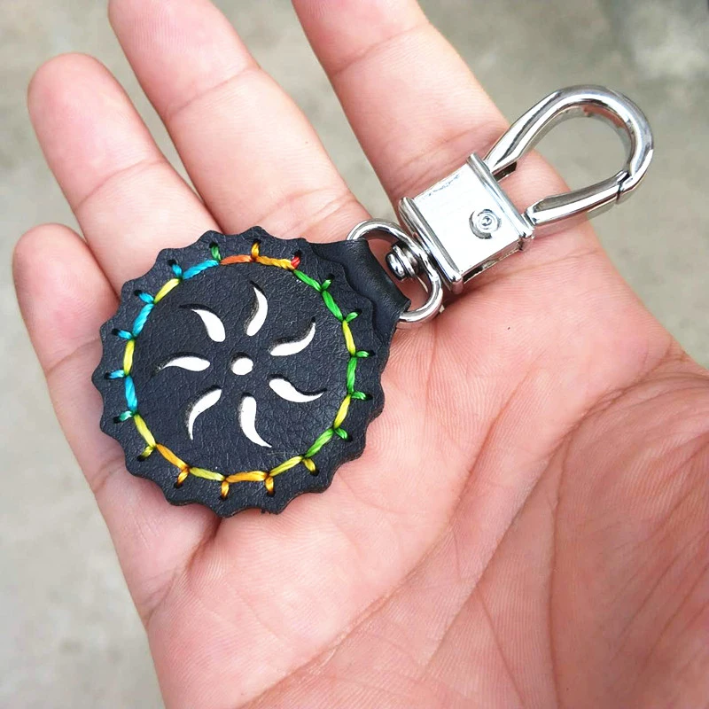 Llavero magnético de 1 piezas, bola de acero con tirachinas para exteriores, decoración colgante - imagen 3